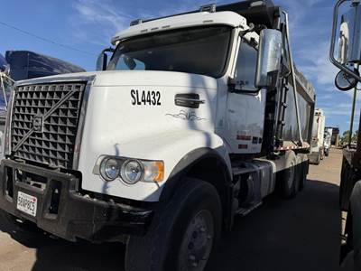 Volvo VHD84F300 Tri Axle Dump Truck - D13 455HP, 13 Speed I Shift With Crawler Gears Amt, 16' Dump