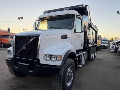 Volvo VHD84F300 Tri Axle Dump Truck - D13 455HP, 13 Speed I Shift With Crawler Gears Amt, 16' Dump