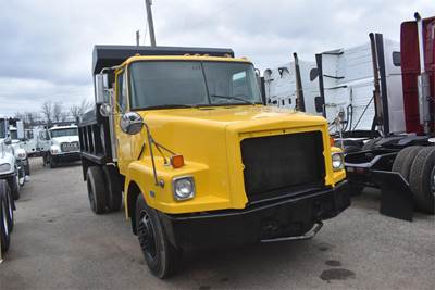WhiteGMC WG42 Dump Truck - Caterpillar 300HP, 9 Speed Manual, 10' Dump