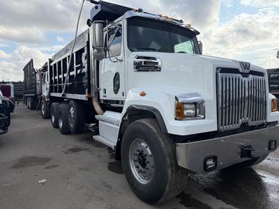 Western Star 4700 Tri Axle Dump Truck - Detroit 450HP, Automatic, 16' Dump