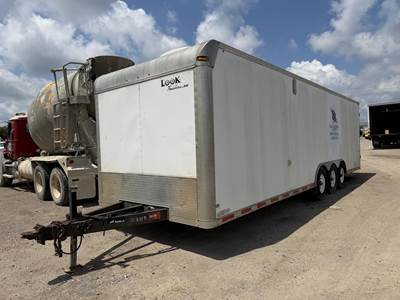 FORMULA TRAILERS 28 FT ENCLOSED Tri Axle Combination Enclosed Cargo Trailer - Spring, Fixed Axle