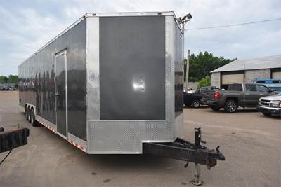 Freedom 36x102 Tri Axle Combination Enclosed Cargo Trailer - Spring, Fixed Axle