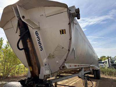 ATM 39 ft Half Round End Dump Trailer - Tandem Axle, Aluminum, Air Ride