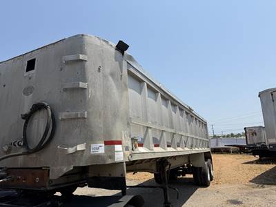 City 31 ft End Dump Trailer - Tandem Axle, Aluminum, Spring