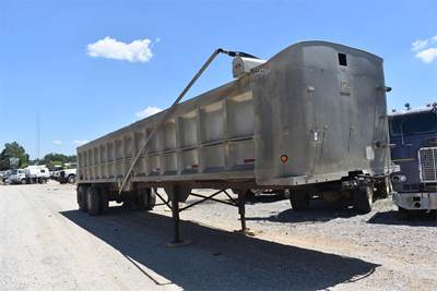 East 39 ft Frameless End Dump Trailer - Tandem Axle, Aluminum, Air Ride