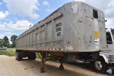 Fruehauf 40 ft End Dump Trailer - Aluminum