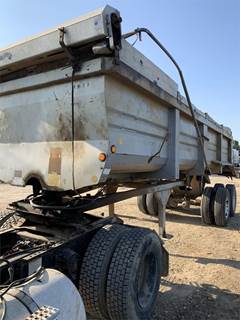 Lufkin 24 ft Frameless End Dump Trailer - Tandem Axle, Steel, Center Point
