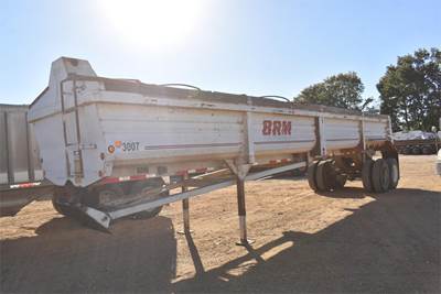 Lufkin 38 ft Frameless End Dump Trailer - Tandem Axle, Steel, Center Point