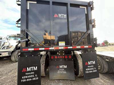 2024 MTM 40 ft Half Round End Dump Trailer - Tandem Axle, Steel, Air ...