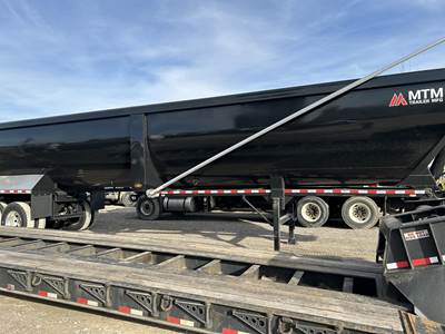 2024 MTM 40 ft Half Round End Dump Trailer - Tandem Axle, Steel, Air ...
