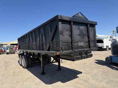 Shop Built 26 ft End Dump Trailer - Tandem Axle, Steel, Spring