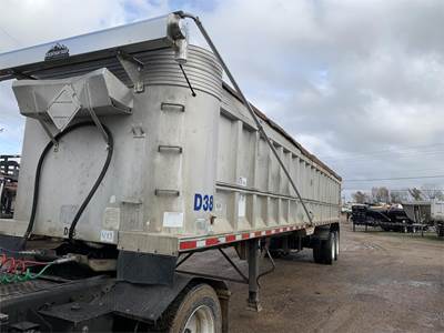 Ti-Brook 38 ft Frameless End Dump Trailer - Aluminum, Center Point