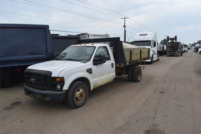 Ford F-350 12 ft Flatbed Dump Truck - 250HP, Automatic