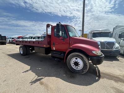 International DuraStar 4300 17 ft Flatbed Dump Truck - 230HP, 6+1 Speed Manual