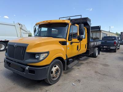 International TerraStar Flatbed Dump Truck - 220HP, Automatic