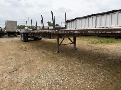 Aztec 45 FT FLAT BED Steel Flatbed Trailer - Spring
