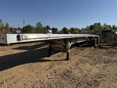 Extreme 48x102 Aluminum Flatbed Trailer - Air Ride, Spread Axle