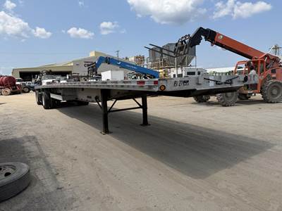 Fontaine 48x102 Aluminum Flatbed Trailer - Air Ride, Spread Axle