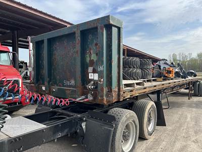 Great Dane 45x102 Steel Flatbed Trailer - Air Ride, Sliding Axle