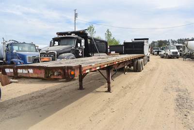 Great Dane 45x98 Steel Flatbed Trailer - Spring, Sliding Axle