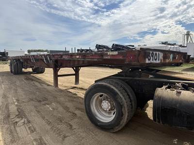 Great Dane 48x96 Steel Flatbed Trailer - Spring, Sliding Axle