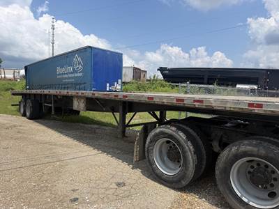 Great Dane Freedom LT 48ft Combination Flatbed Trailer - Air Ride, Sliding Axle