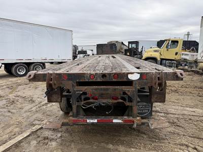 2007 Lufkin 45x102 Steel Flatbed Trailer - Spring, Sliding Axle For ...