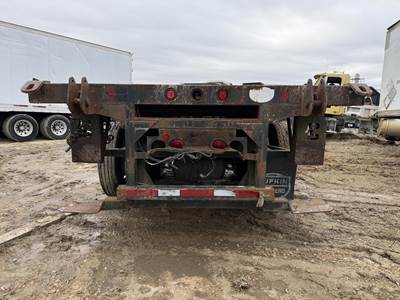 2007 Lufkin 45x102 Steel Flatbed Trailer - Spring, Sliding Axle For ...