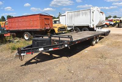 PJ Trailers 14000 FLAT PINTLE Flatbed Trailer