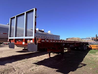 RAGLAN STRETCH/ ROLL FLOOR Flatbed Trailer