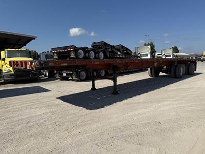 Trailmobile 48x102 Steel Flatbed Trailer - Air Ride, Spread Axle