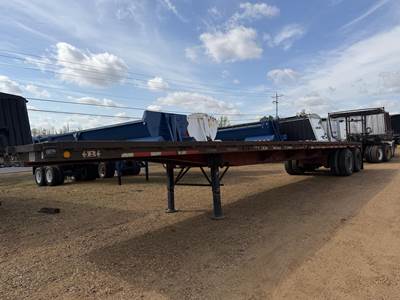 Transcraft 40x96 Steel Flatbed Trailer - Spring, Fixed Axle