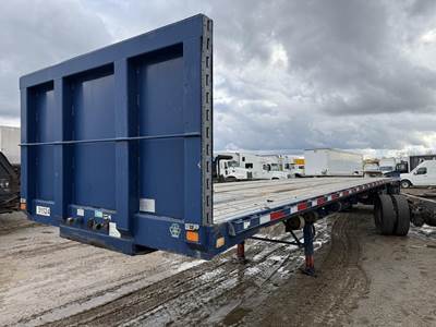 Transcraft 48x96 Steel Flatbed Trailer - Spring, Fixed Axle