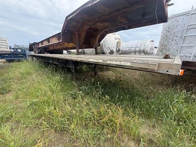 Transcraft 48ft Combination Flatbed Trailer - Air Ride, Spread Axle