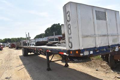 Transcraft 48x96 Steel Flatbed Trailer - Spring, Sliding Axle