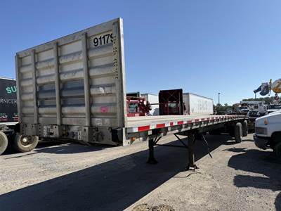 WILSON 48x102 Combination Flatbed Trailer - Air Ride, Spread Axle