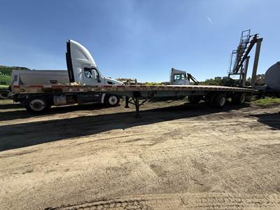 WILSON 48 FT FLAT BED Combination Flatbed Trailer - Air Ride, Spread Axle