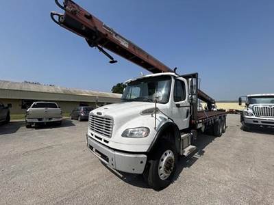 Freightliner M2 106 Tandem Axle 26 ft Flatbed Truck - 330HP, Automatic