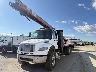 Freightliner M2 106 Tandem Axle 24 ft Flatbed Truck - 280HP, 8Ll Manual