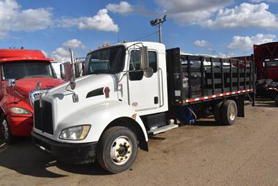 Kenworth T170 16 ft Flatbed Truck - 260HP, Automatic, Liftgate