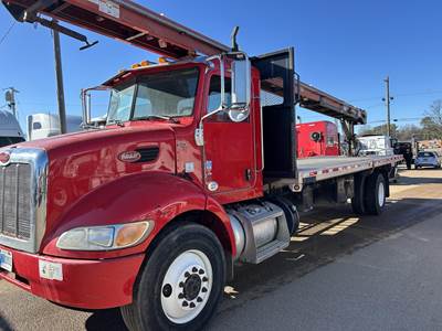 Peterbilt 337 24 ft Flatbed Truck - 260HP, Automatic