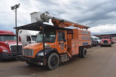 Freightliner M2 106 Single Axle Forestry Bucket Truck - Cummins, 240HP, 6 Speed Manual