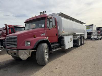 Freightliner FL80 Tandem Axle Fuel & Lube Truck - Caterpillar, 300HP, 10 Speed Manual