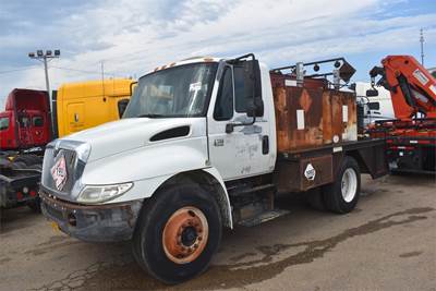 International DuraStar 4300 Single Axle Fuel & Lube Truck - DT466, 210HP, 6 Speed Manual