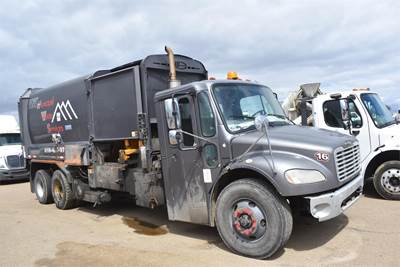 Freightliner M2 106 Tandem Axle Garbage Truck - Mercedes-Benz, 300HP, Automatic
