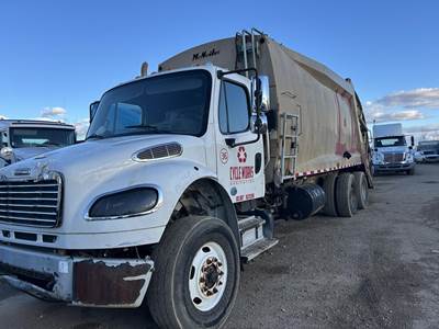 Freightliner M2 106 Tandem Axle Garbage Truck - Cummins, 330HP, Automatic