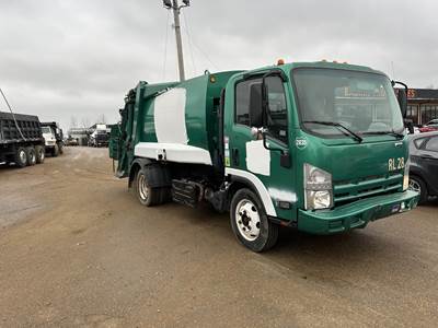 Isuzu NRR Single Axle Garbage Truck - Automatic
