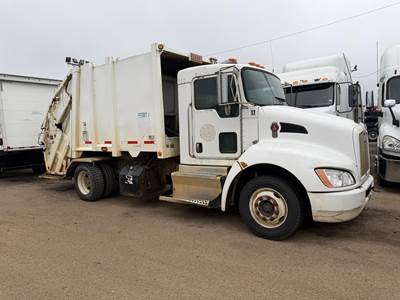 Kenworth T270 Single Axle Side Load Garbage Truck - Paccar, 200HP, Automatic