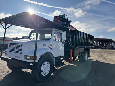 International 4700 Grapple Truck - DT-466, 250HP, 6+1 Speed Manual