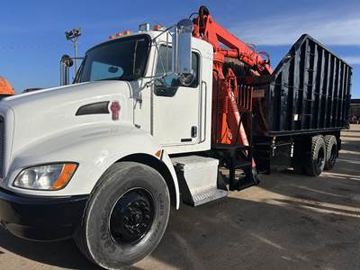 Kenworth T370 Tandem Axle Grapple Truck - Paccar, 330HP, Automatic